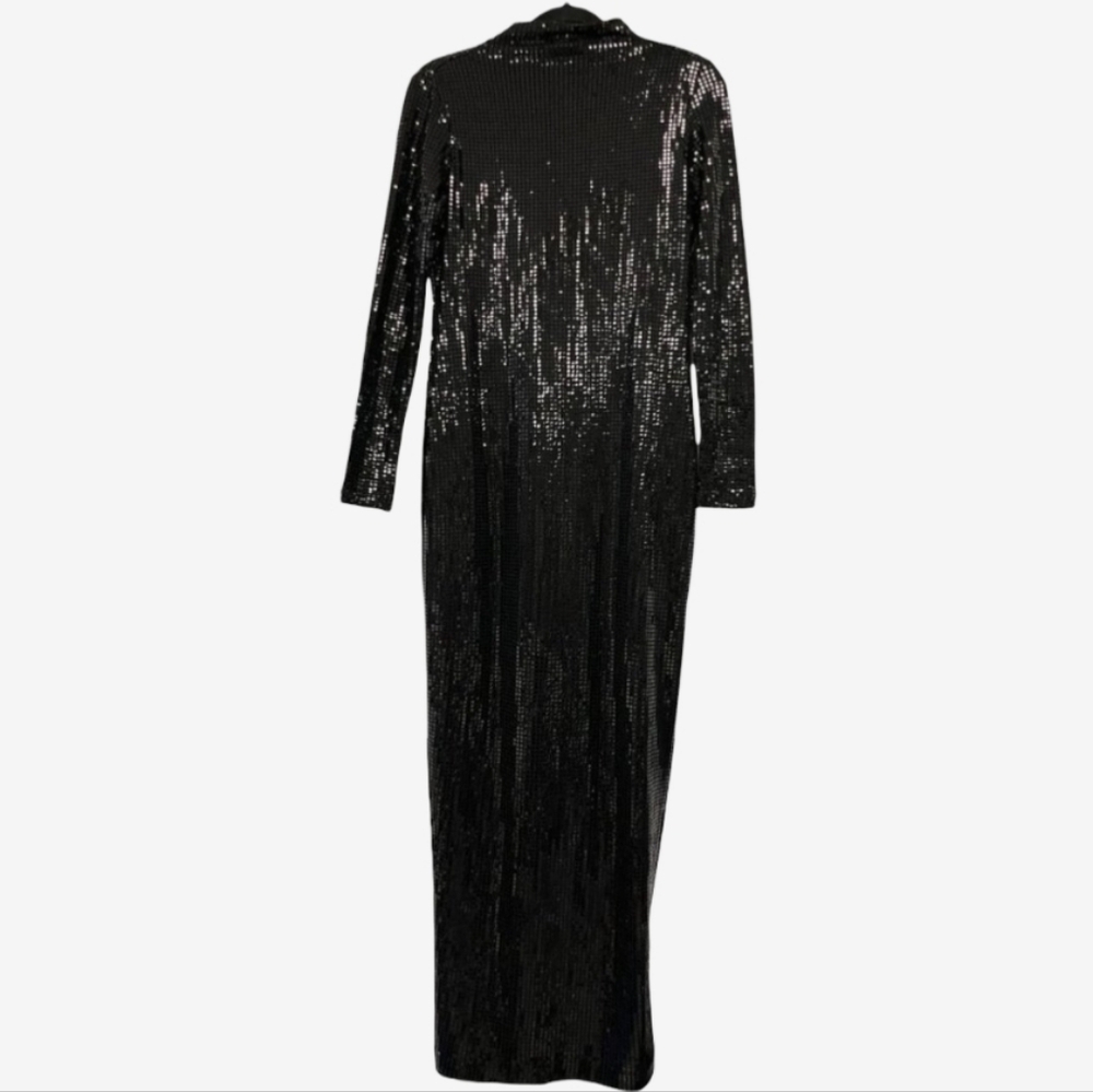 Zara Womens Black Sheath Long Sleeve Turtleneck Dress Size S NWTAGS - Picture 6 of 6